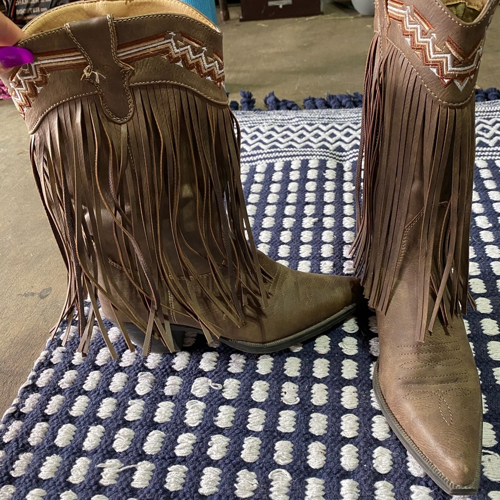 Fringe boots (Roper) 6.5 - Picture 4 of 7